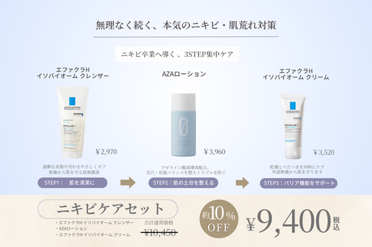 「ニキビケアセット」発売のお知らせ