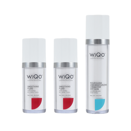WiQo フェイスフルイド2本＋保湿ナリシングクリーム1本セット
